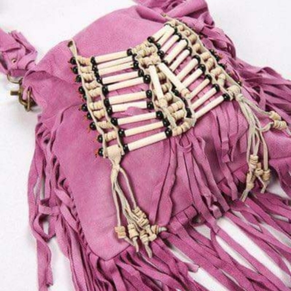 🦄 Rare Spell Wild Belle Suede Fringe Crossbody Bag - Picture 2 of 11